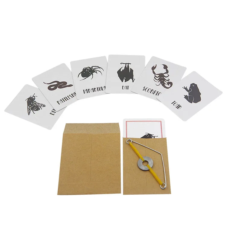 Prank Toy Card with Envelope Prediction Animal Gimmick