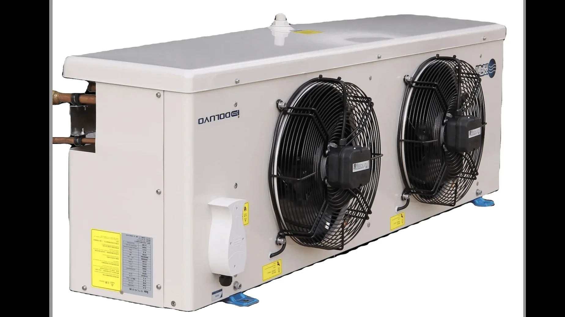 3 Fans Evaporator 7.0mm Fin Space Air Cooler For Cold Room Industrial