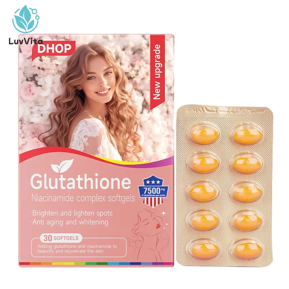 wholesale glutathione capsules LUVVITA Wholesale Women's Herbal Supplements Glutathione Deep Whitening  Softgel Capsules Mixed Berry Flavor 30 Softgel Capsules| Alibaba.com