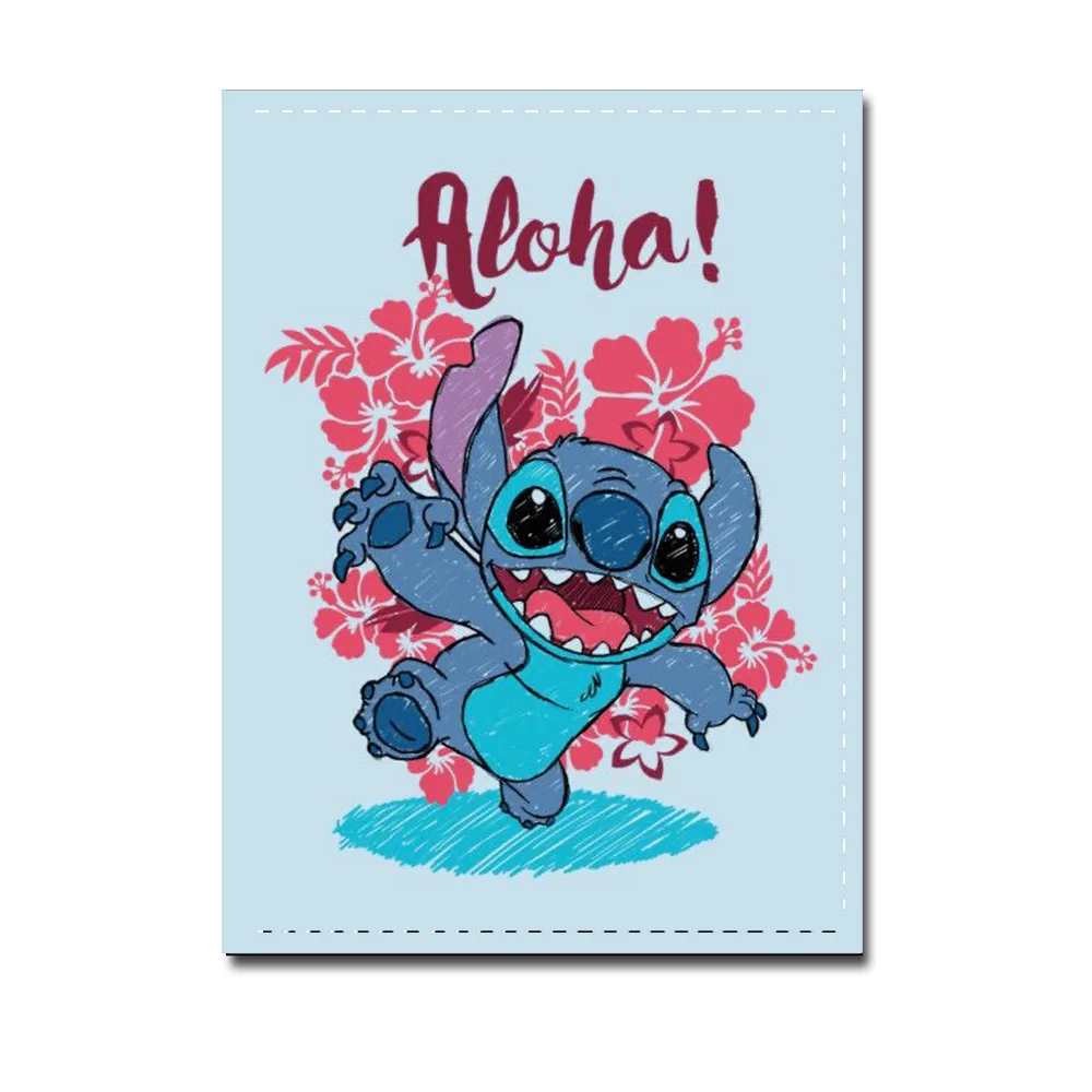 Сумка для паспорта с мультяшным принтом стилч для мужчин и женщин, универсальная трендовая визитница для студентов