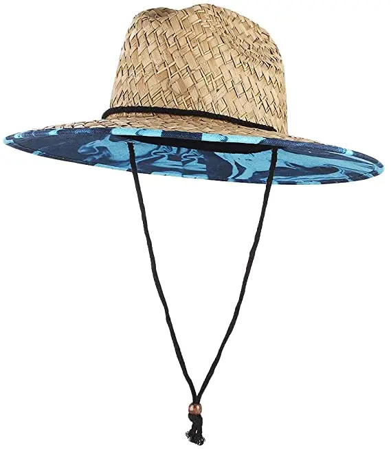 big straw fishing hat