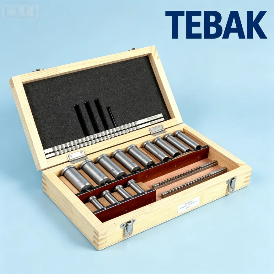 TEBAK Customized HSS Metric Keyway Broaching Tools CNC Lathe Broach Set with Shims for Precision Machining