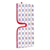Red and blue double-sided model