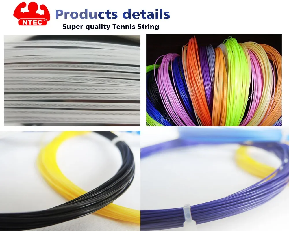 16G/1.35mm nylon colored tennis string
