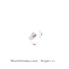 Steel-colored watermelon beads inner diameter: 1mm