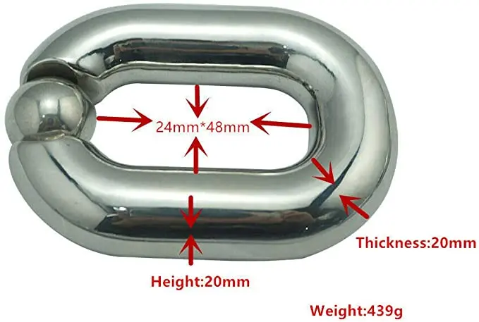 male heavy duty stainless steel ball