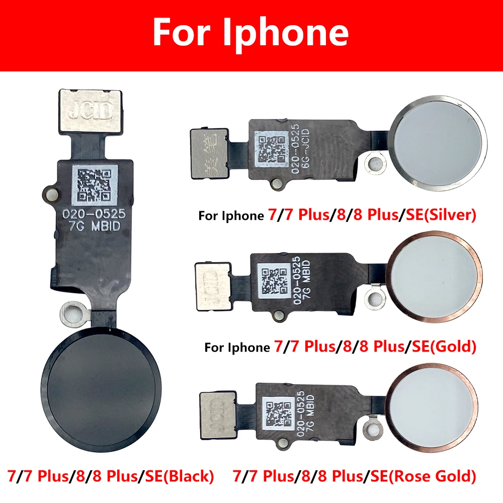 Home Button Fingerprint Flex Cable For IPhone 7, 7 Plus, 8, 8 Plus – GLON IMesa 1 thumbnail image