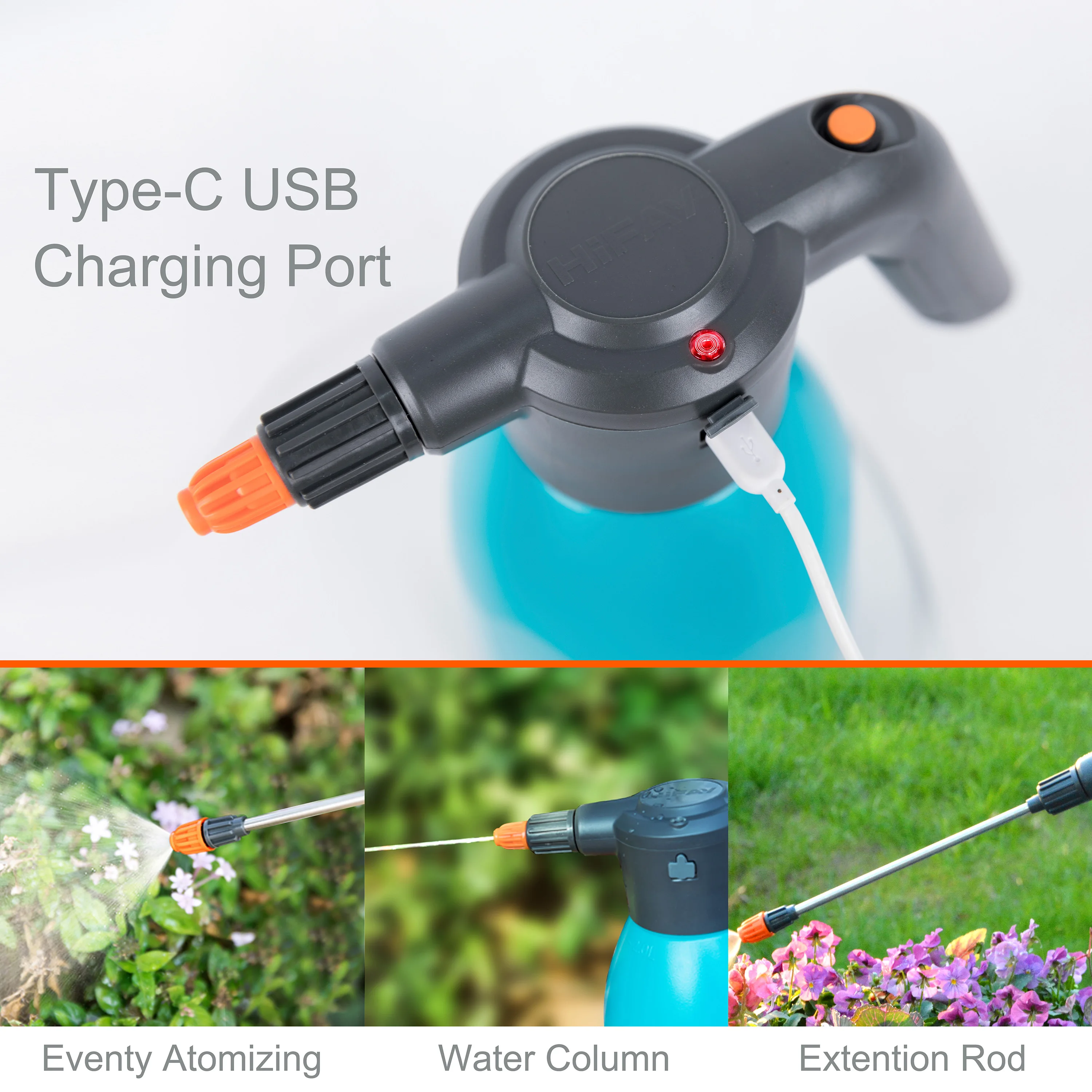 2l Sprayer Rechargeable Electric Spray Garden Spray Watering - Buy ...