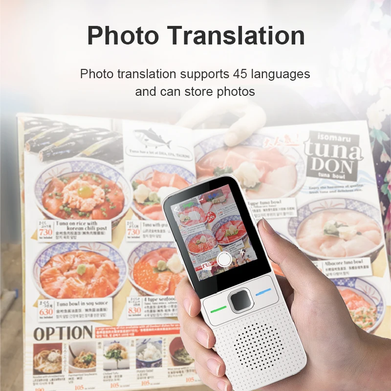 New Interpreter 137 Global Multi Languages Instant Mutual Voice AI Translation Translator Wifi Online Transcribe T10