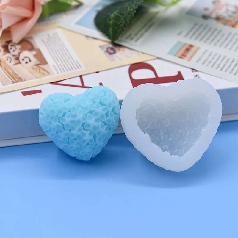 Love Shaped Flower Silicone Mold DIY Cake Tools for Baking and Decorating for Personalized Cakes supplier