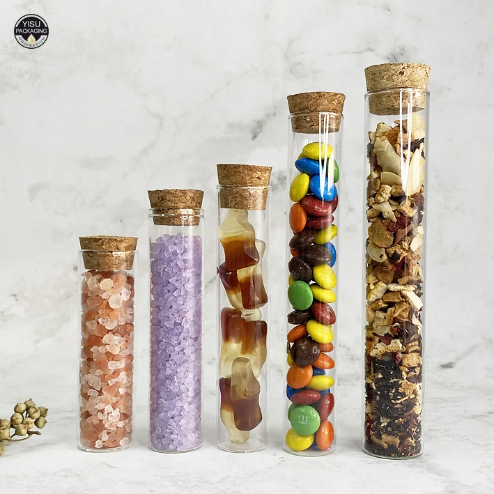 Боросиликатная стеклянная трубка 30 мл пробка бутылка флакон банки с