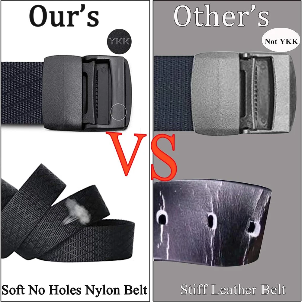 Waterproof Multifunctional Wear-resistant Nylon Belt Adjustable Training Outdoor Web Belt Tactical Webbing Belt