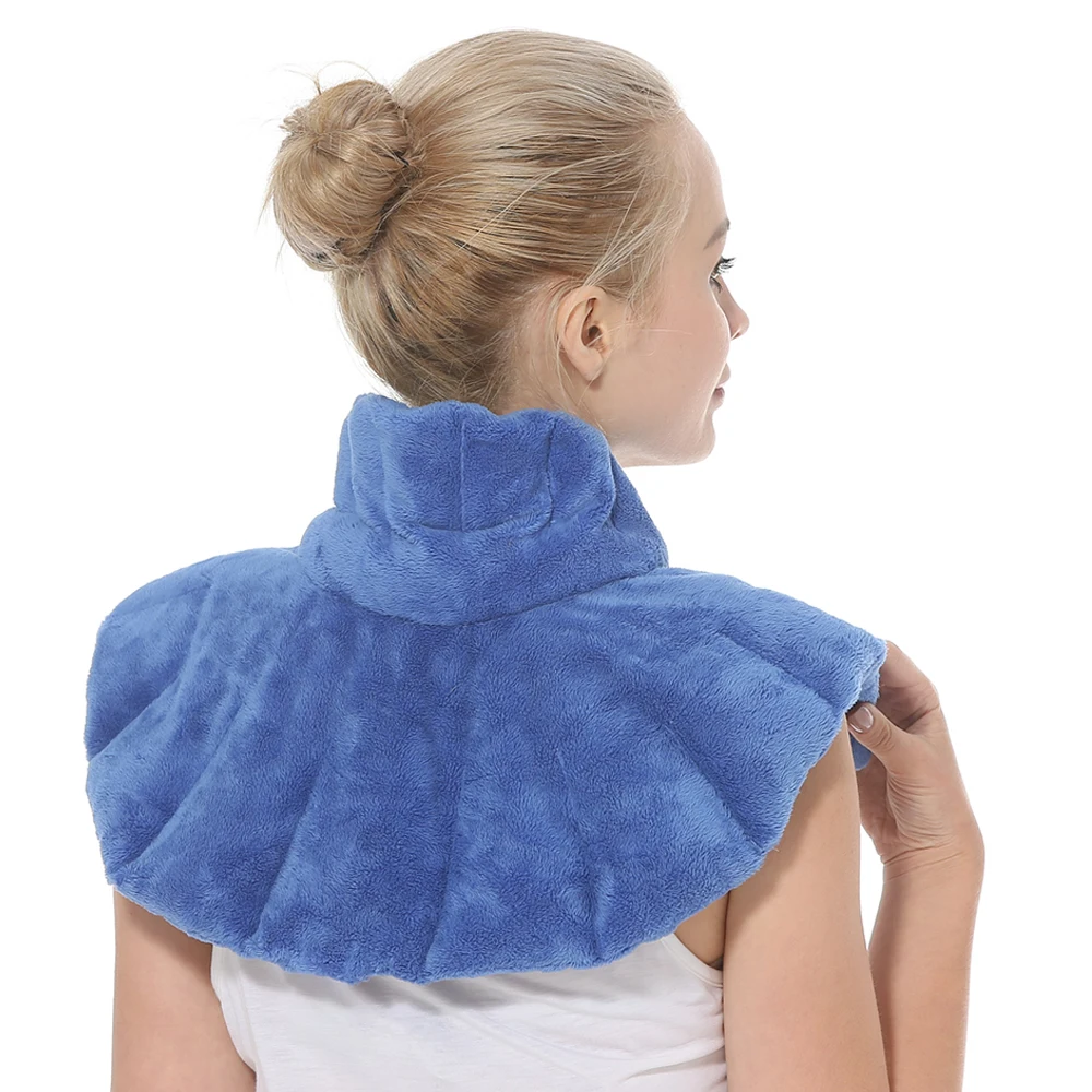 Wheat Bag Rice Heat Pads Microwavable Neck Shoulder Plush Wrap For ...