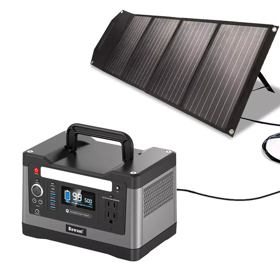 Home Appliances Solar Power Generator Energy Storage Emergency Power Box Portable Power Station 2022 Newest Version 1000W 1280WH