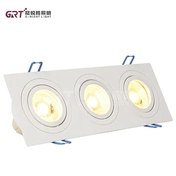 Factory Direct Sale Indoor Lighting MR16 G5.3 GU10 Aluminum Housing SMD COB Recessed LED Downlight