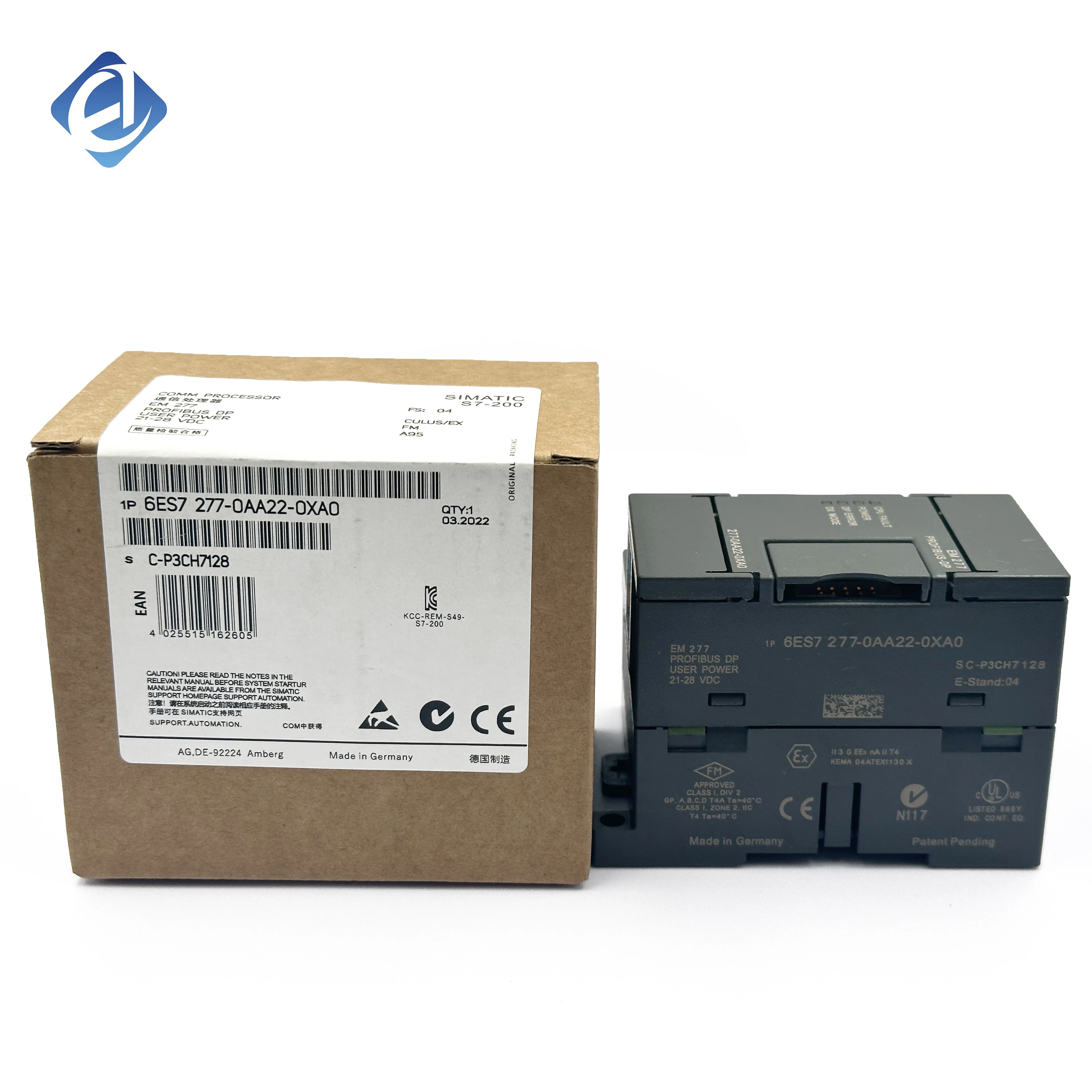 New Original 6ES7277-0AA22-0XA0 S7-200 PLC CPU Module Industrial Control 220V Stock in Warehouse
