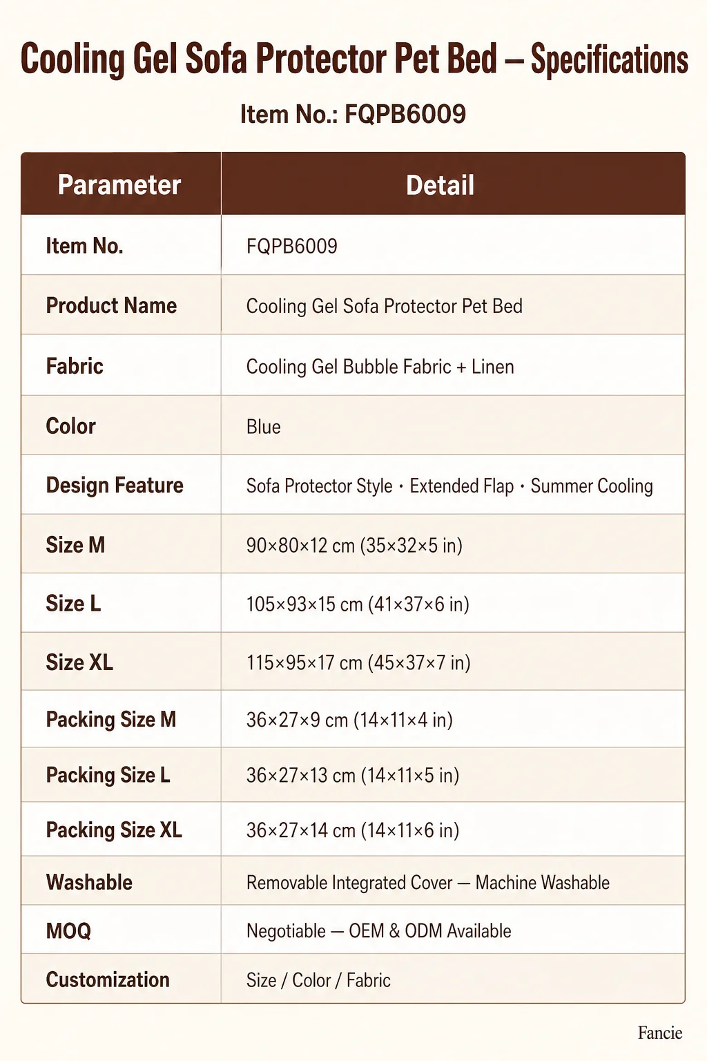 Summer Cooling Pet Sofa Protector Bed — Product details 4