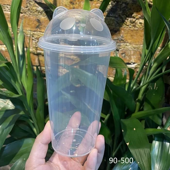 Popular 500ml Boba Bubble Plastic PP Cups