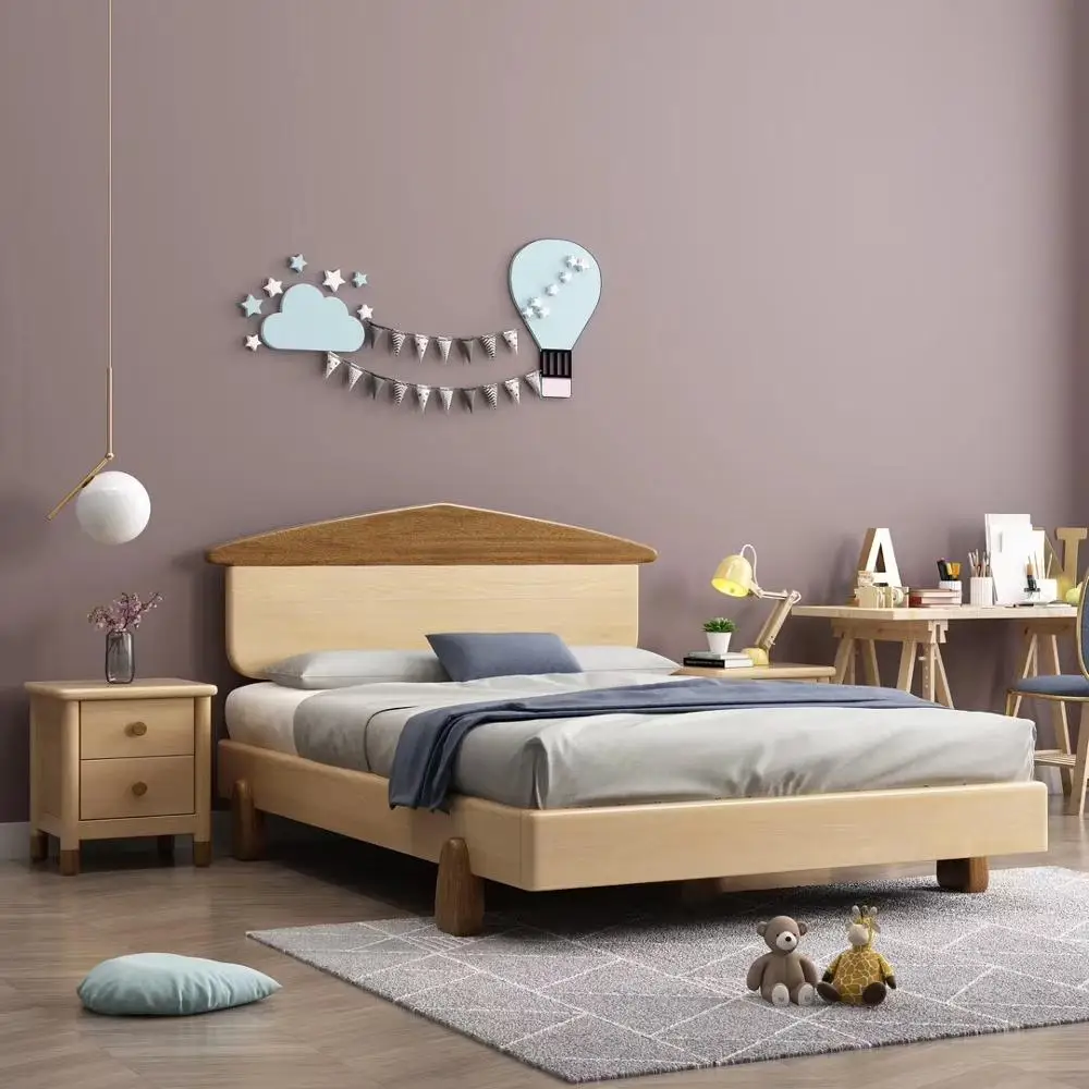 Bedroom Furniture Set Wood Bed Frame For Home Modern Bed Design Customize Size Kids Bed Buy Bed Room Furniture Bedroom Set Pine Wood Bed Frame Wooden Loft Bed Product On Alibaba Com