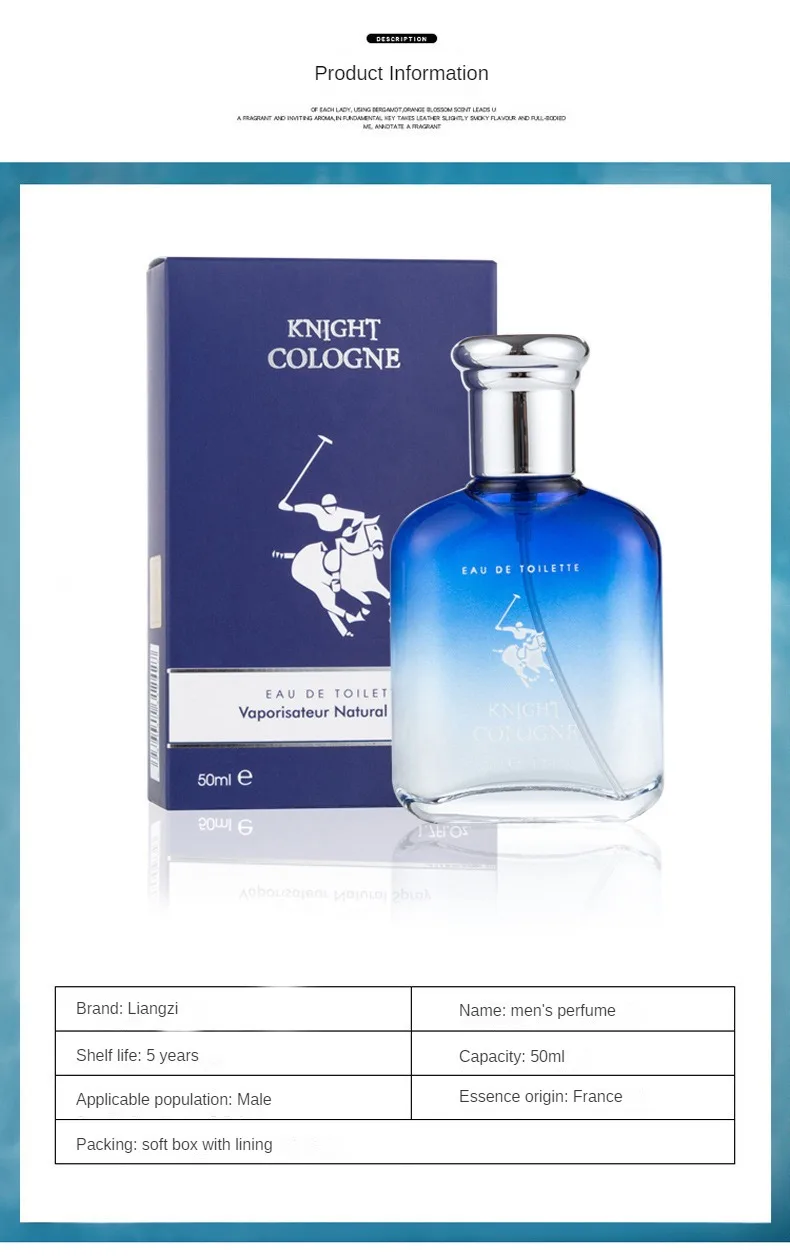 New Arrival Original Blue Ocean Fragrance Long Lasting Eau De Toilette