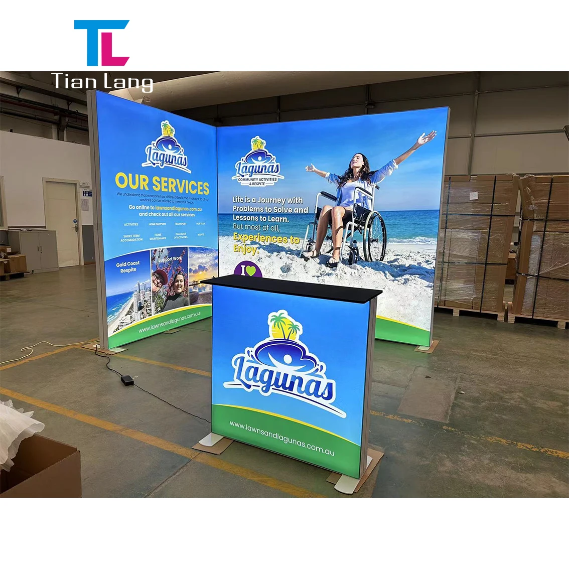 Struttura tal-Aluminju Inkostumazzjoni Portabbli Ġdid 10x10ft lill 10x20ft universali riutilizzabbli modulari għall-eksibizzjoni stand trade booth