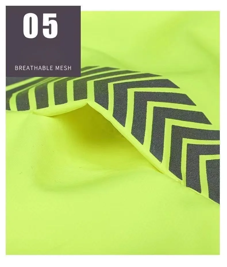 Sun Protection Safety Jacket Hi-Vis Lightweight Thin Windbreaker Jacket For Outdoor Worker
