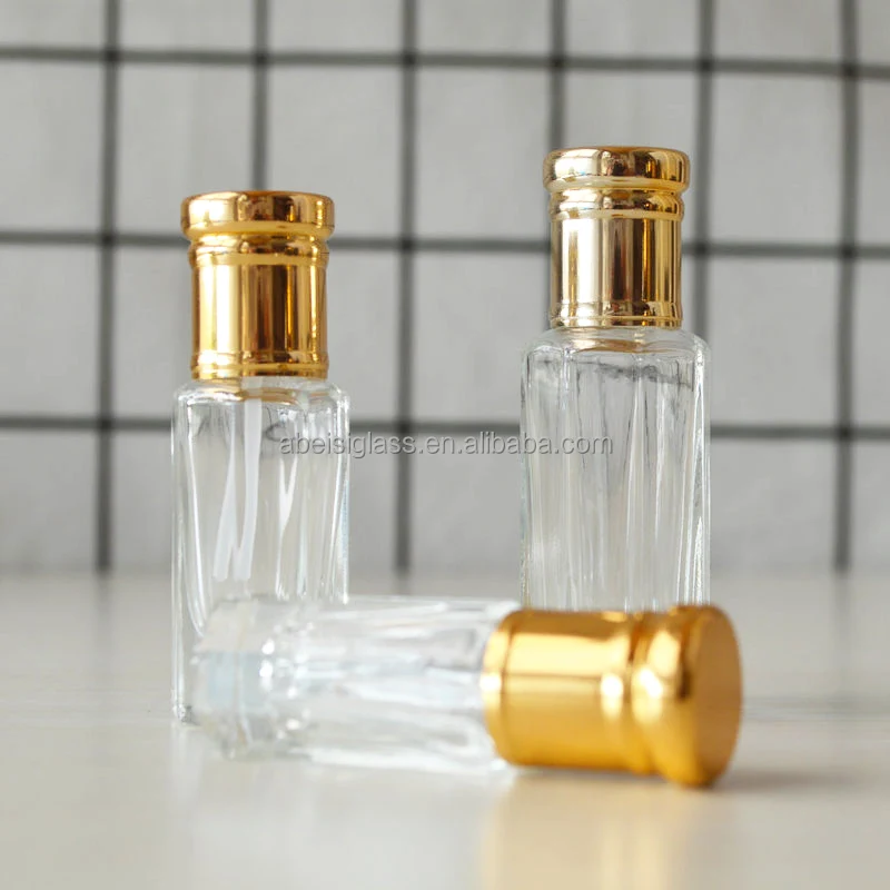 Luxury Glass Bottles for Oud Oil Perfume 3ml, 6ml, 12ml