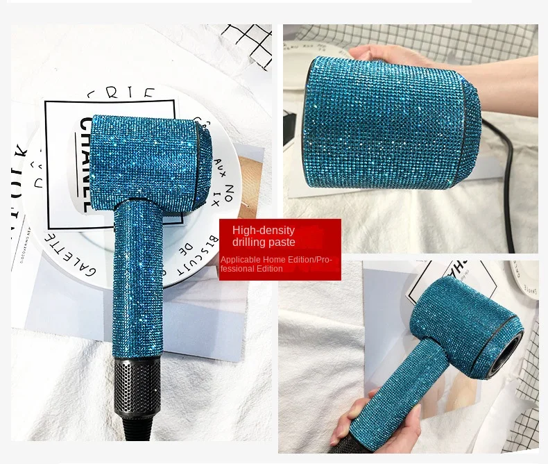 Dyson Supersonic Hair Dryer with Rhinestone Cover OEM