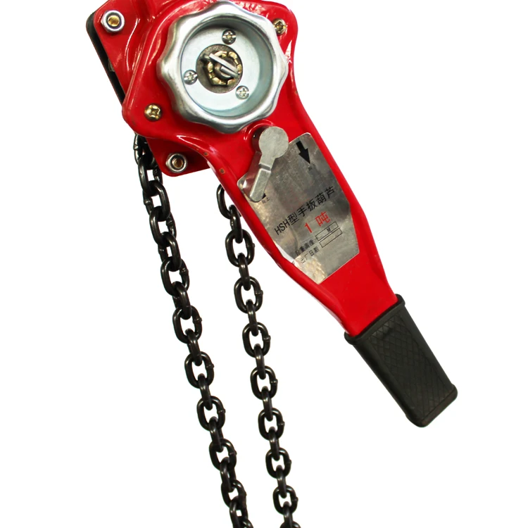 Factory Good Price 12 Manual Block 10 Ton Strap Ratchet Used for Mobile Equipment Machinery 0.25ton Lever Chain Hoist