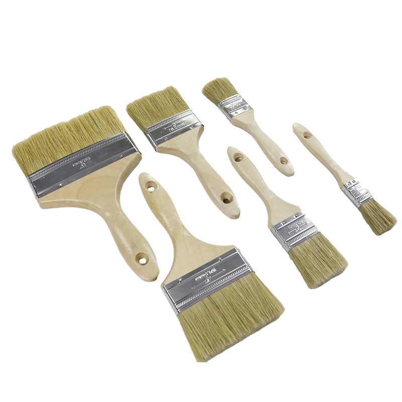 High Quality Custom Purdy Artist Painting Tools Wooden Handle Paint