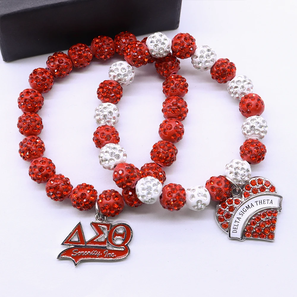 Low Price Wholesale Sorority Delta Sigma Theta Charm Making Red