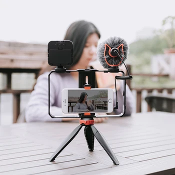 Yelangu Smartphone Cell Phone Video Kit Rig Stabilizer Case Vlog Equipment for Iphone Android detail image