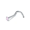Silver&Pink CZ