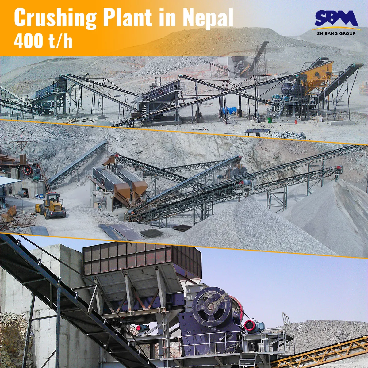 Mining Machine Quarry Crusher Plant Cast stone Jaw Crusher