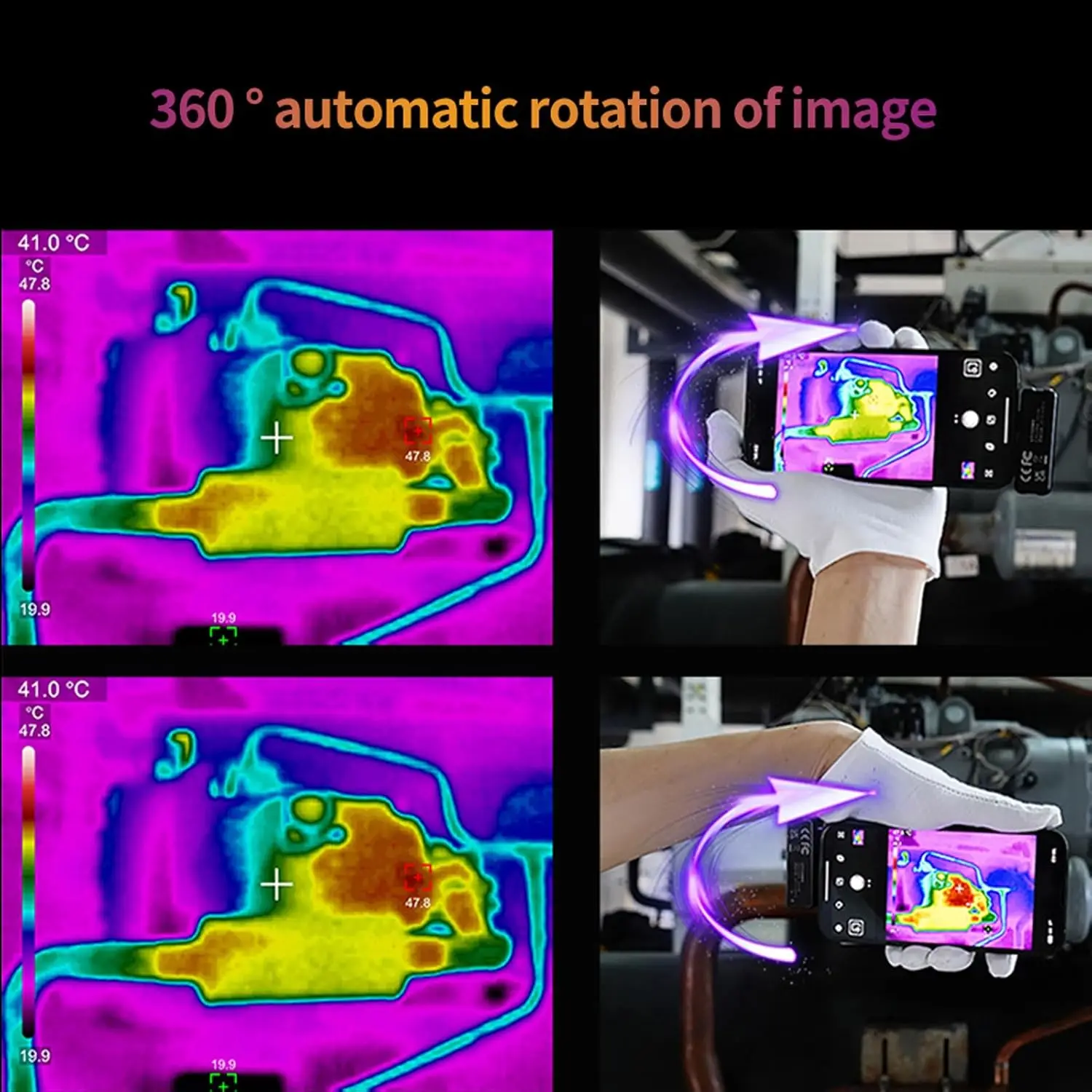UNI-T UTi120MS Thermal Imager Phone IOS Infrared Camera IR