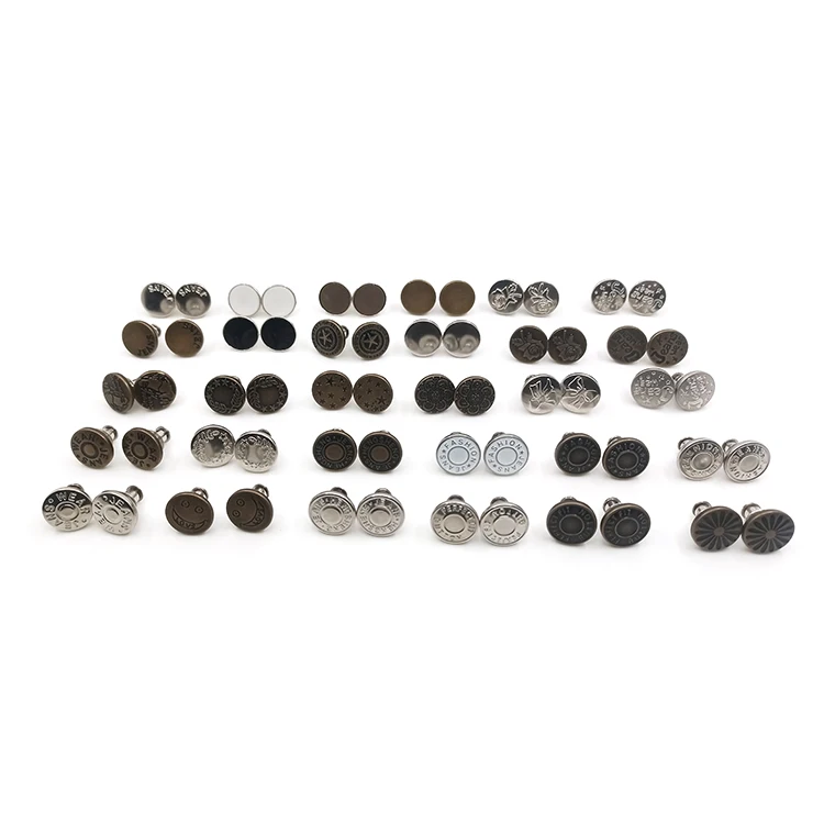 wholesale 17mm replacement jean buttons no