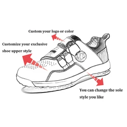 Пользовательские высококачественные повседневные спортивные мужские кроссовки, обувь для гольфа для мужчин