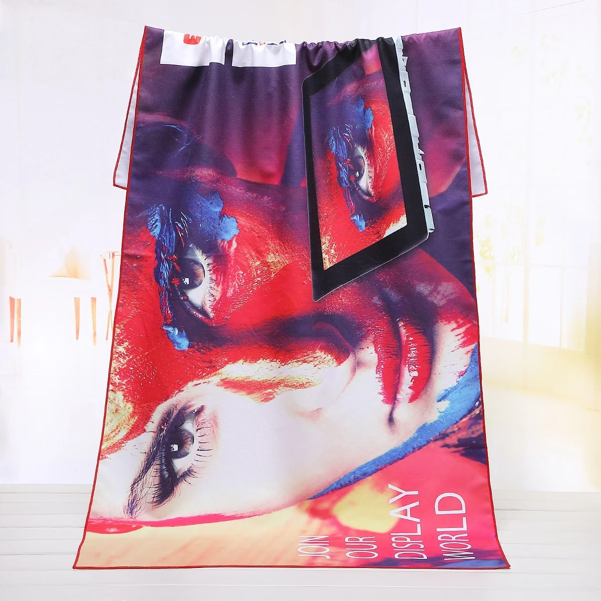 Customizable Microfiber Quick Dry Suede Beach Towel Sand-Free Printed Pattern Antimicrobial for Children manufacture
