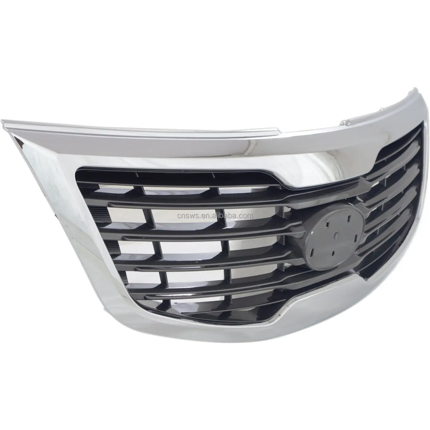 product for kia sportage 2011 2012 replacement chrome gray insert plastic front bumper cover upper grille-36