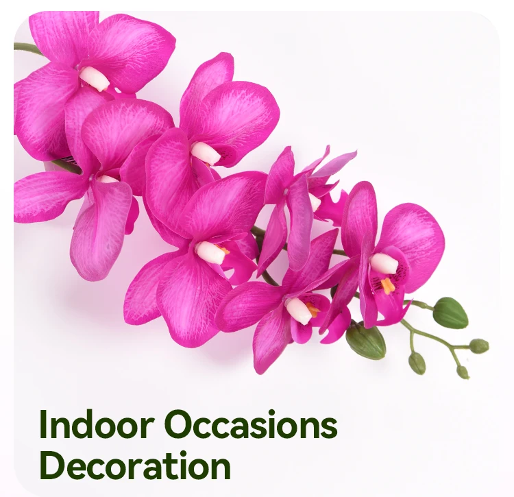 Factory Colorful High Quality Simulation Fake Orchids Artificial