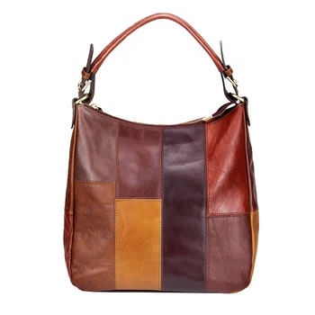 Women Italian Bags Genuine Leather Cowhide Handbag