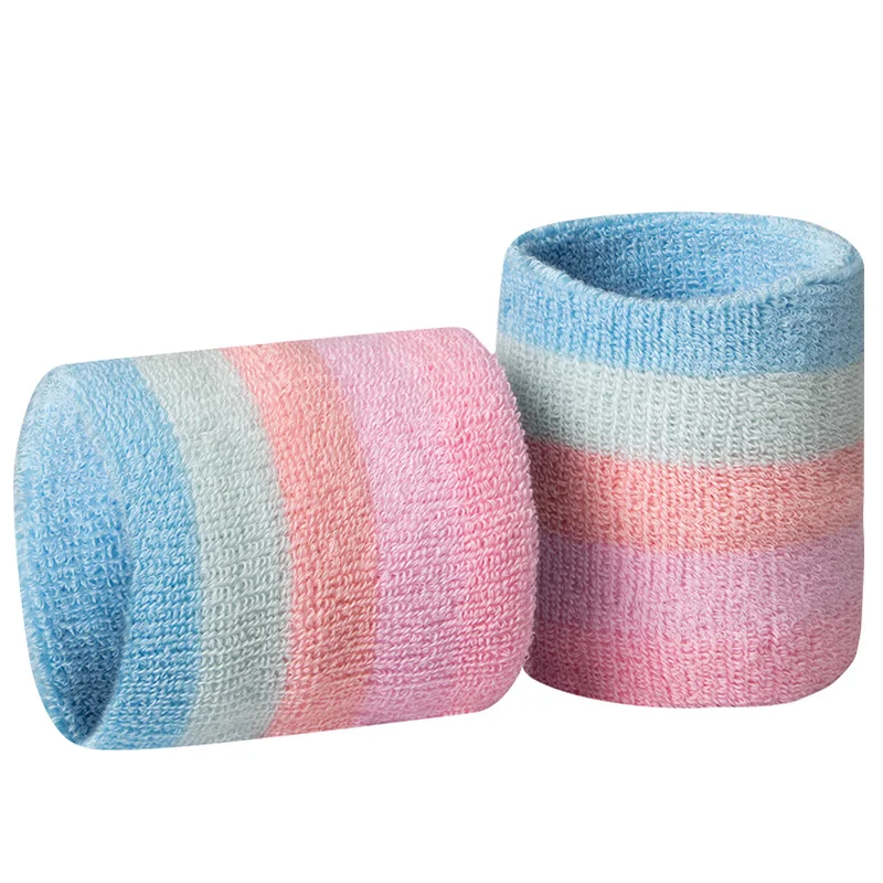 Custom Embroidery Tennis Wrist Bands Breathable Sports Sweatband Towel