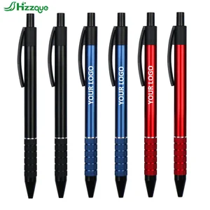 Promotional Advertising  Metal Gel Pens with Custom Logo 0.5mm Writing Width Black Ink Pens with logo Custom Printed
