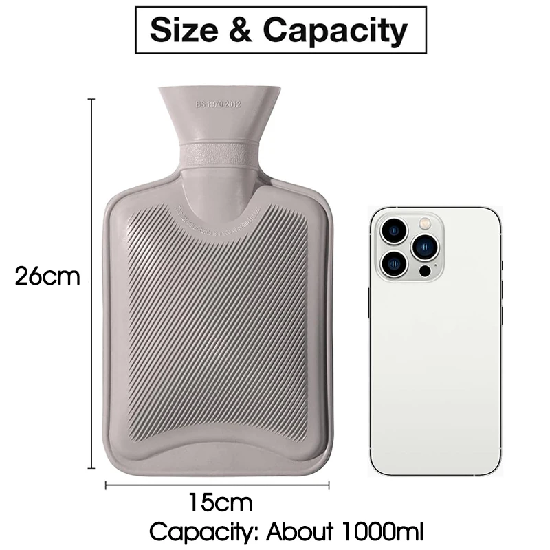oem/odm hot sale wholesale baby 500ml 1l rubber hot-water hot water bottle bag small size heating pad keep warm