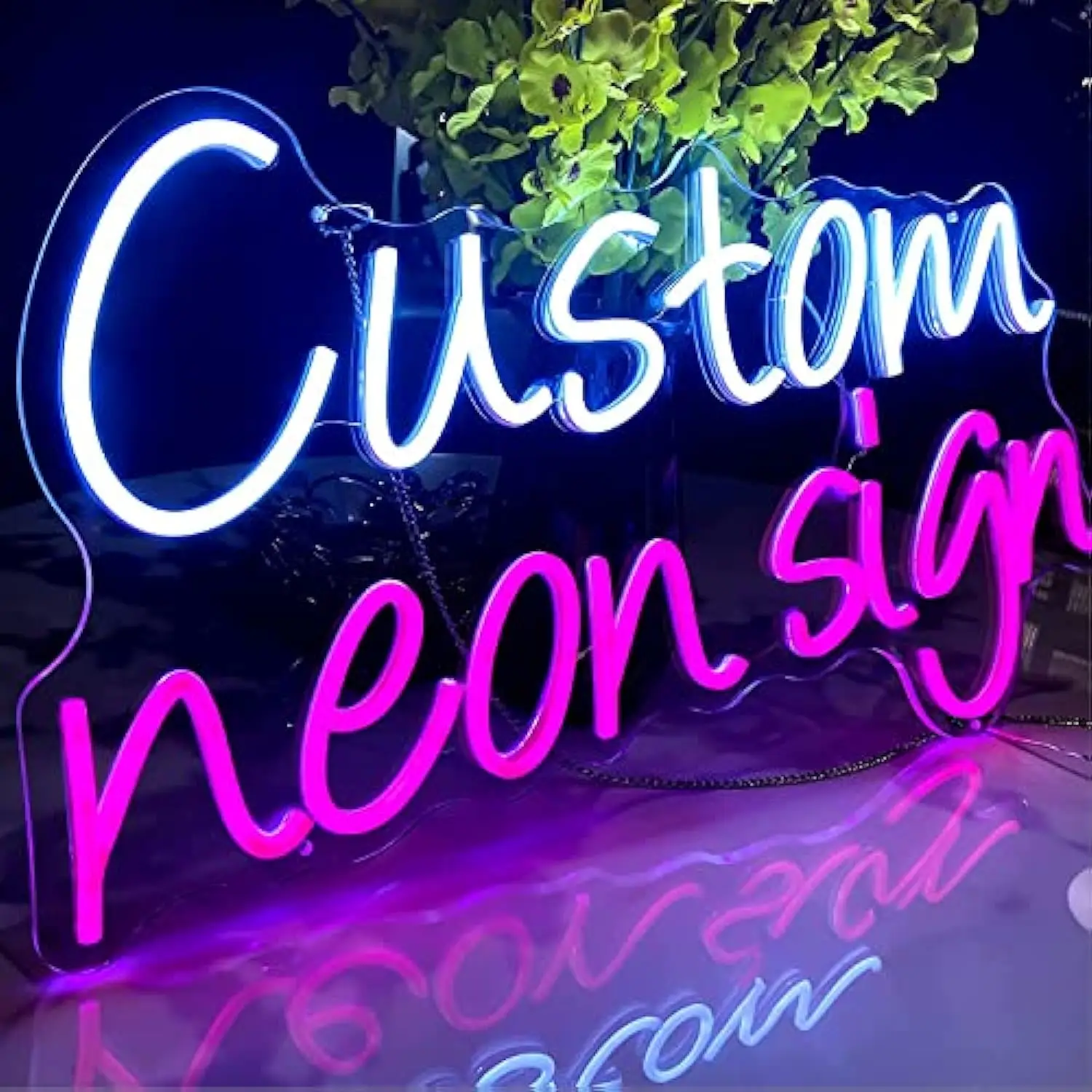 product 12v acrylic body custom neon led signs temps colorful emitting electronic for cars neon lights-3