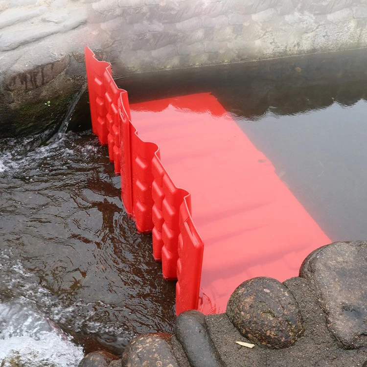 Съемный противопаводковый барьер аварийный подземный