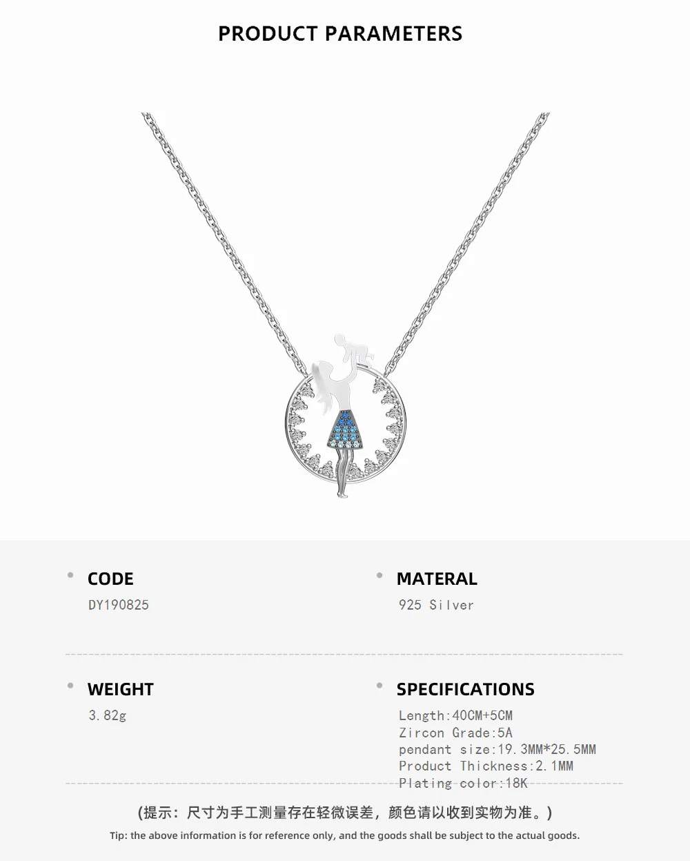 KAKODIY Mother's Day Gift 925 Sterling Silver Zircon Jewelry Mom Baby Charm Pendant for Women 18K Gold Plated Jewelry Manufacturing detail 1