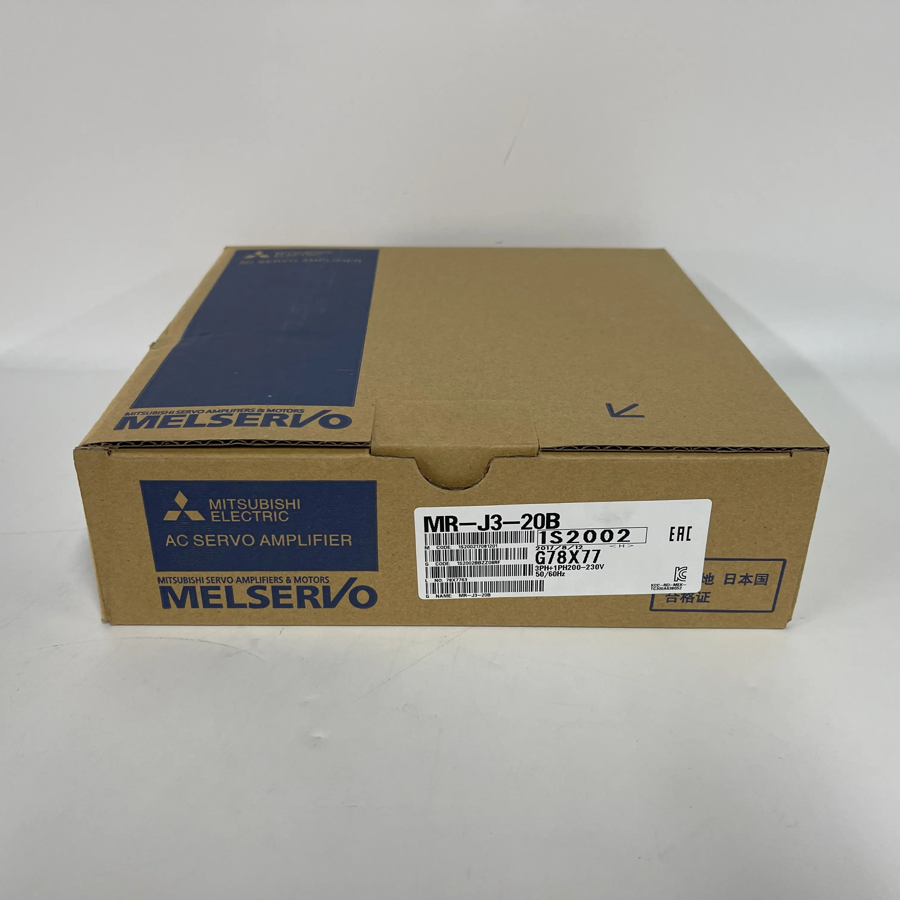 MITSUBISHI AC Servo Amplifier MR-J3-20B