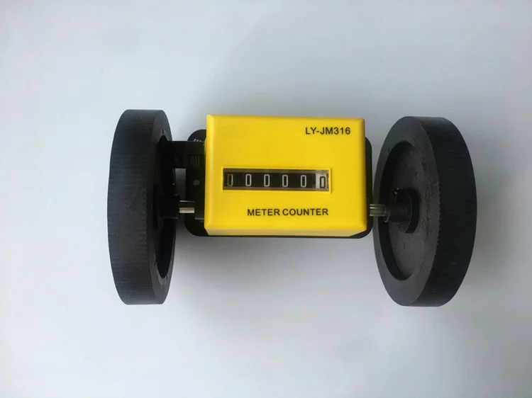 Yards Counter Mechanical Length Counter Rolling Wheel Drive Ratio:1:3 