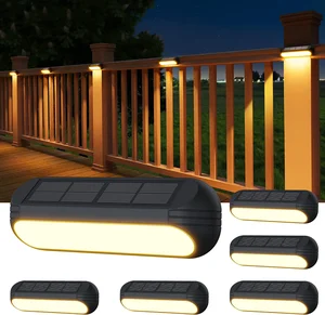 Vertak Wholesale Rechargeable Solar LED Wall Lamps Durable Outdoor Garden Light with Different Colors